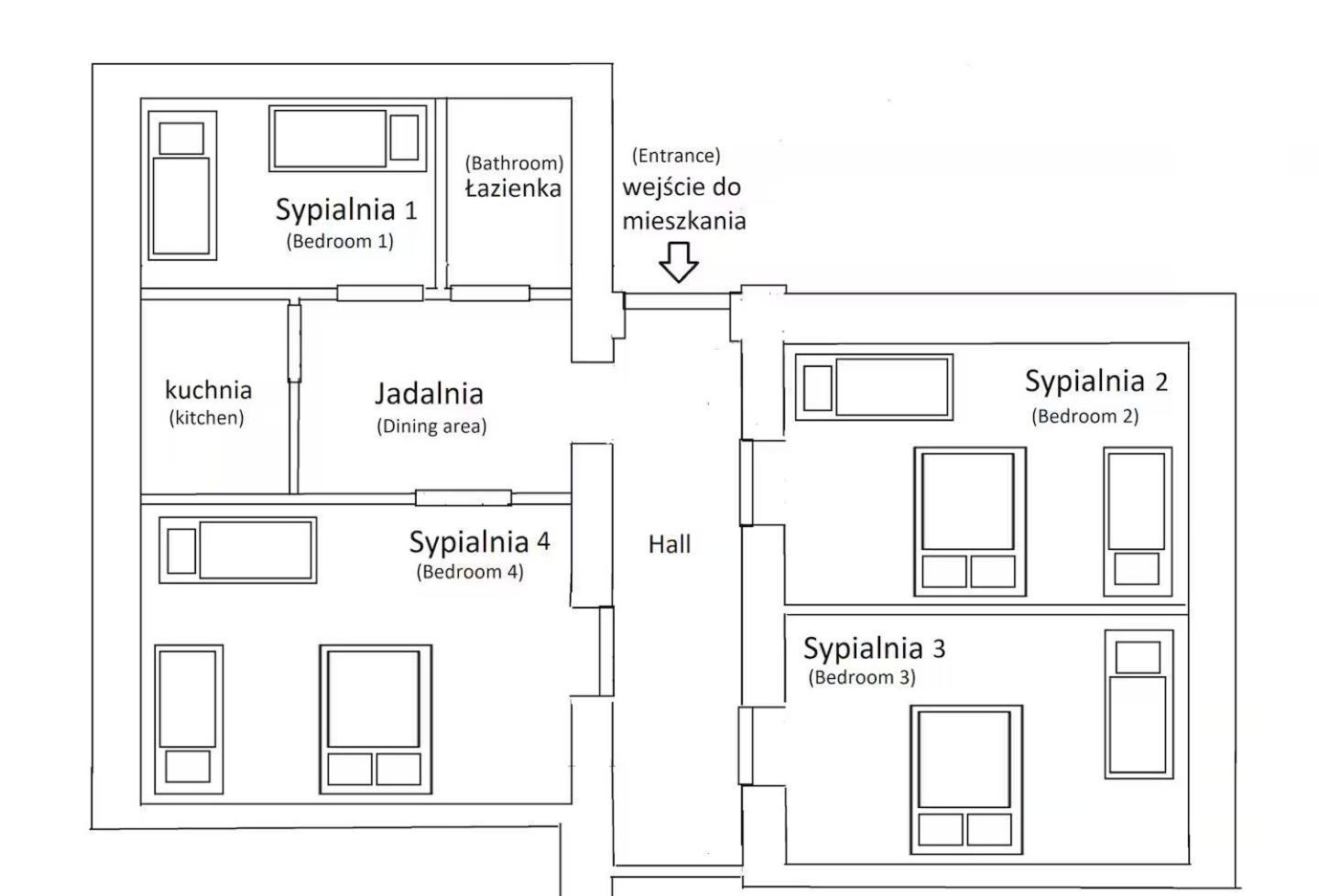 Master Corner Apartment Krakau Buitenkant foto